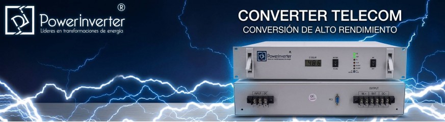 CONVERSOR - RECTIFICADOR TELECOM RACK 